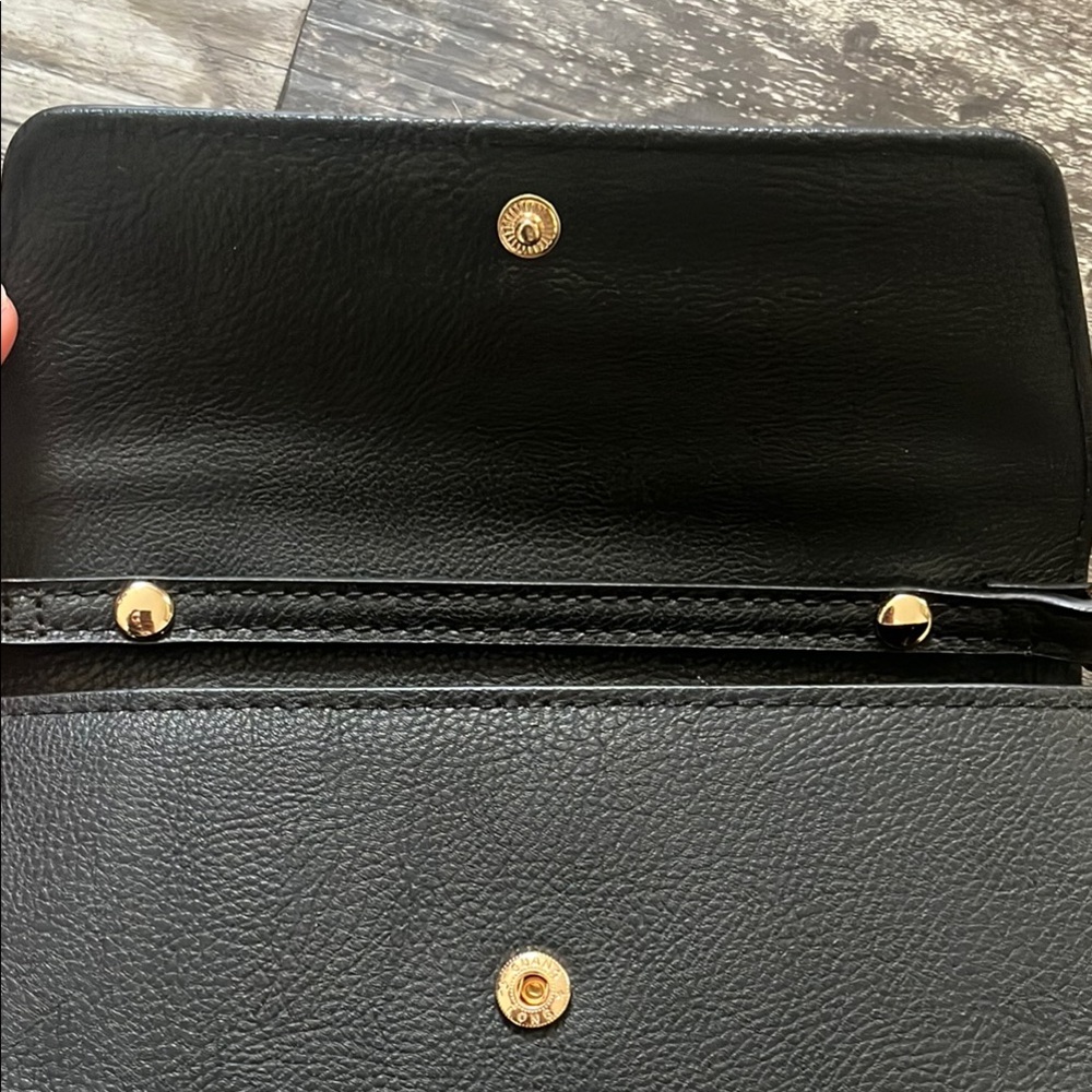 Universal Thread Black Faux Leather Crossbody Bag - Picture 3 of 5
